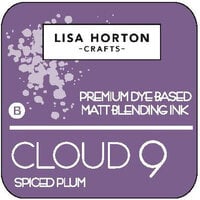 Lisa Horton Crafts - Cloud 9 - Premium Dye Based Ink Pad - Matt Blending Ink - Spiced Plum