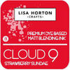 Lisa Horton Crafts - Cloud 9 - Premium Dye Based Ink Pad - Matt Blending Ink - Strawberry Sundae