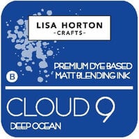 Lisa Horton Crafts - Cloud 9 - Premium Dye Based Ink Pad - Matt Blending Ink - Deep Ocean