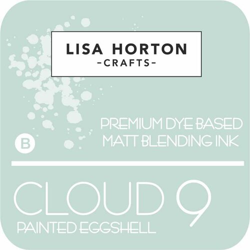 Lisa Horton Crafts - Cloud 9 - Premium Dye Based Ink Pad - Matt Blending Ink - Painted Eggshell