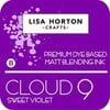 Lisa Horton Crafts - Cloud 9 - Premium Dye Based Ink Pad - Matt Blending Ink - Sweet Violet