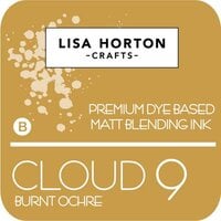 Lisa Horton Crafts - Cloud 9 - Premium Dye Based Ink Pad - Matt Blending Ink - Burnt Ochre