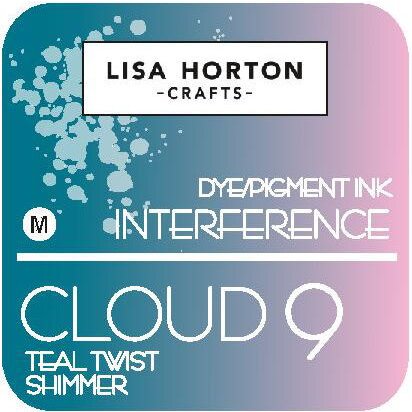 Lisa Horton Crafts - Cloud 9 - Metallic Interference Ink Pad - Teal Twist