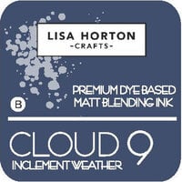 Lisa Horton Crafts - Cloud 9 - Premium Dye Based Ink Pad - Matt Blending Ink - Inclement Weather