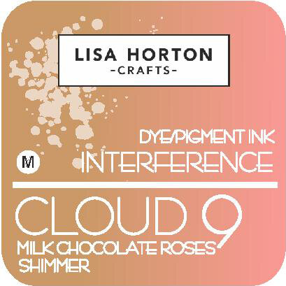 Lisa Horton Crafts - Cloud 9 - Metallic Interference Ink Pad - Milk Chocolate Roses