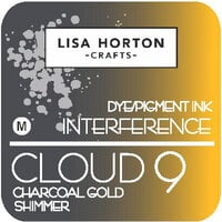 Lisa Horton Crafts - Cloud 9 - Metallic Interference Ink Pad - Charcoal Gold