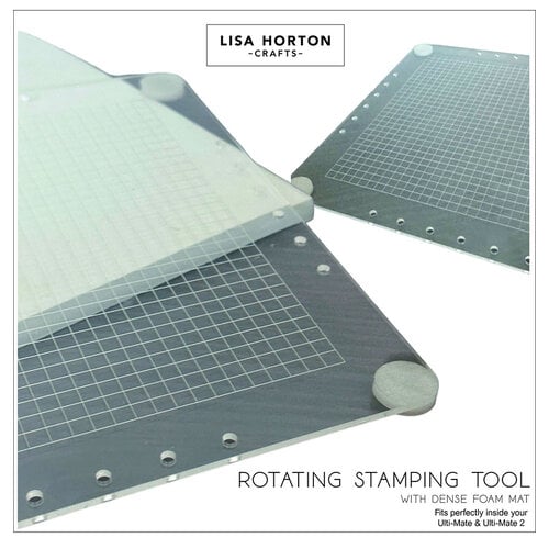 Lisa Horton Crafts - The Ulti-Mate - Accessories - Rotating Stamp Tool and Mat