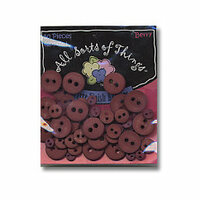Lasting Impressions - Mixed Mini Buttons - Matte Finish - Berry, CLEARANCE