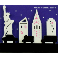 Little B - Decorative Paper Tabs - New York