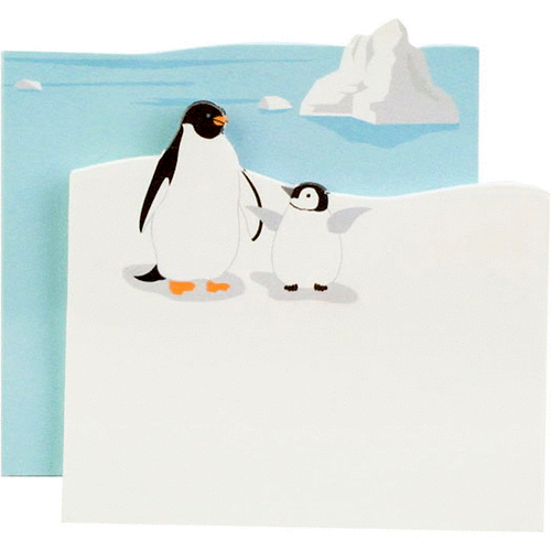 Little B - Decorative Paper Notes - Penguins