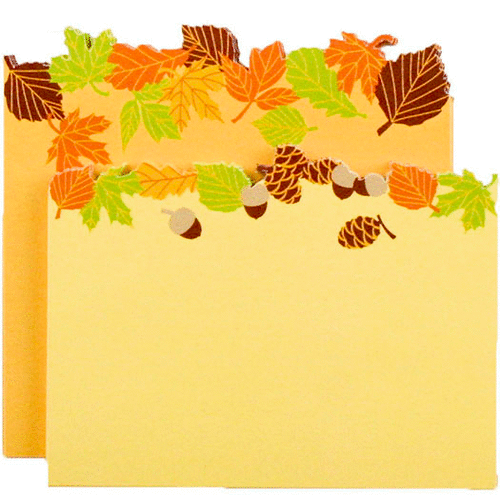 Little B - Decorative Paper Notes - Fall