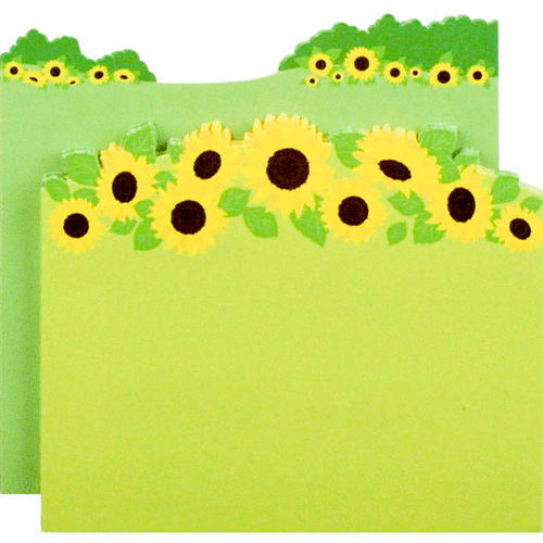 Little B - Decorative Paper Notes - Sunflower