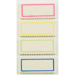 Little B - Decorative Self Adhesive Paper Labels  - Scallop Brights