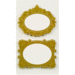 Little B - Decorative Self Adhesive Paper Labels  - Gold Ornate