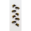 Little B - Decorative 3 Dimensional Stickers with Gem and Glitter Accents - Bumble Bees - Mini