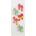 Little B - Decorative 3 Dimensional Stickers with Gem Accents - Flip Flops - Mini