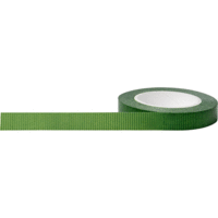 Little B - Decorative Paper Tape - Thin Green Grosgrain - 8mm