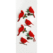 Little B - 3 Dimensional Stickers with Gem Accents - Winter Cardinals - Mini