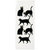 Little B - 3 Dimensional Stickers - Halloween - Black Cats - Mini