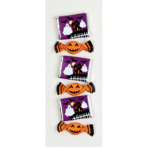 Little B - 3 Dimensional Stickers - Halloween Candies - Mini