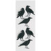 Little B - 3 Dimensional Stickers - Crows - Mini