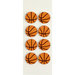 Little B - 3 Dimensional Stickers - Basketball - Mini