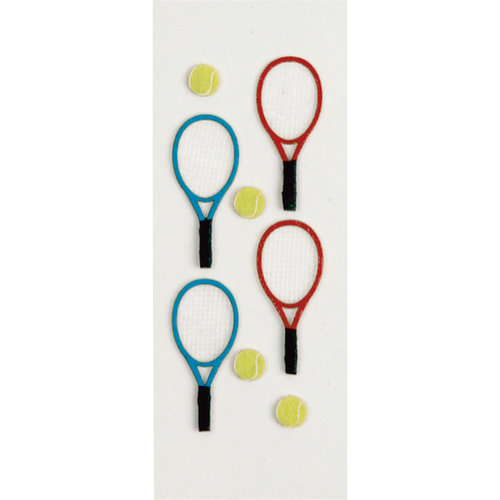Little B - 3 Dimensional Stickers - Tennis - Mini