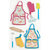 Little B - 3 Dimensional Stickers - Cooking - Medium