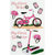 Little B - 3 Dimensional Stickers - First Bicycle Girl - Medium