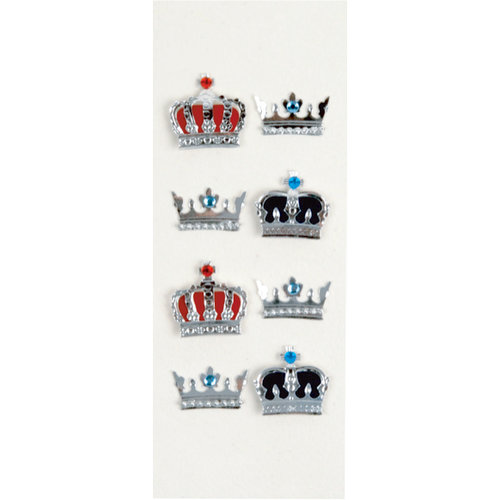 Little B - 3 Dimensional Stickers - Crowns - Mini