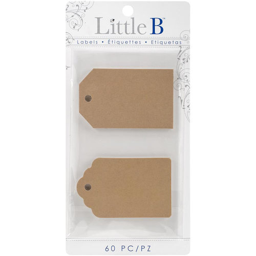 Little B - Decorative Self Adhesive Paper Labels - Classic Tag