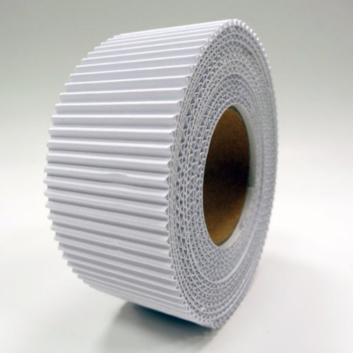 Little B - Corrugate Tape - White - 40mm