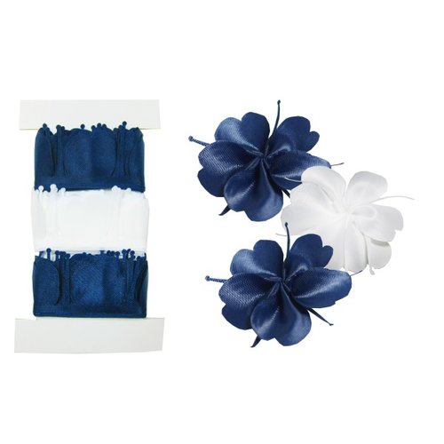 Little B - Pull Flowers - Pansies - Blue and White