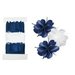 Little B - Pull Flowers - Pansies - Blue and White