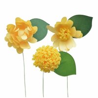 Little B - Paper Flower - Petal Strip Kits - Yellow Daisy