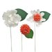 Little B - Paper Flower - Petal Strip Kits - White Daisy