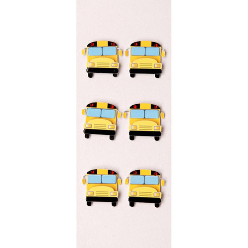 Little B - 3 Dimensional Stickers - Mini - School Bus