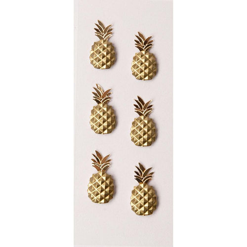 Little B - 3 Dimensional Stickers - Mini - Pineapple