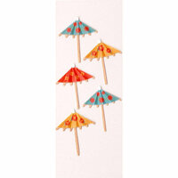 Little B - 3 Dimensional Stickers - Mini - Drink Umbrella