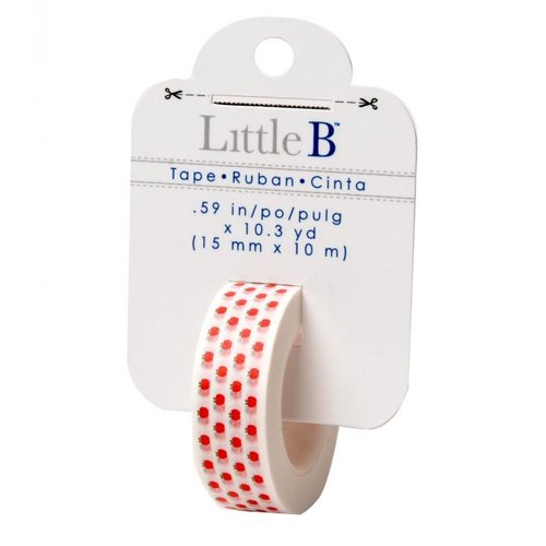 Little B - Decorative Paper Tape - Apples - 15mm