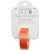 Little B - Halloween Collection - Decorative Paper Tape - Orange with Gold Foil Polka Dots - 15mm