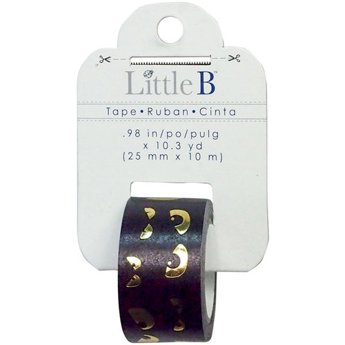 Little B - Halloween Collection - Decorative Paper Tape - Spooky Eyes Gold Foil - 25mm