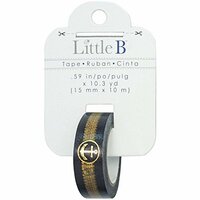 Little B - Decorative Paper Tape - Gold Foil Anchor Rope - 15mm