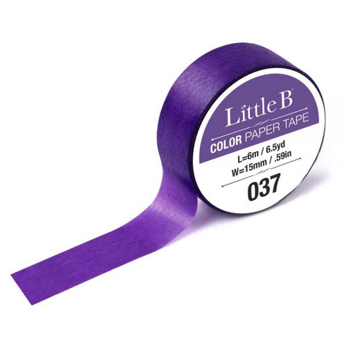 Little B - Color Paper Tape - Violet - 15mm