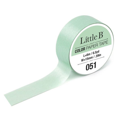Little B - Color Paper Tape - Mint Green - 15mm