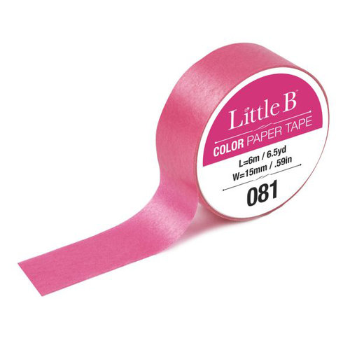 Little B - Color Paper Tape - Magenta Light - 15mm