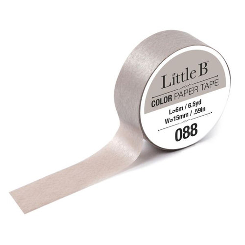 Little B - Color Paper Tape - Light Grey - 15mm