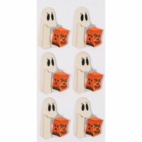 Little B - Halloween - 3 Dimensional Stickers - Mini - Trick or Treat Ghosts