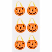 Little B - Halloween - 3 Dimensional Stickers - Mini - Pumpkin Baskets