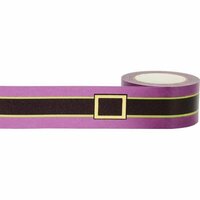 Little B - Halloween - Decorative Paper Tape - Gold Foil Witches Belt - 25mm